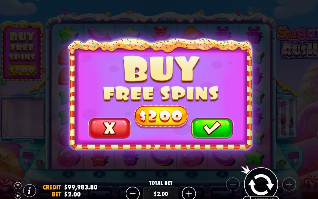 Bonus screen with scatters that trigger Free Spins